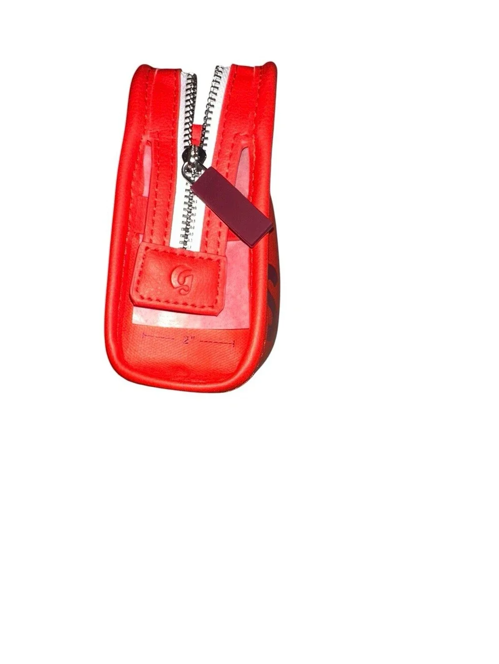 Glossier Mini Red Makeup Bag